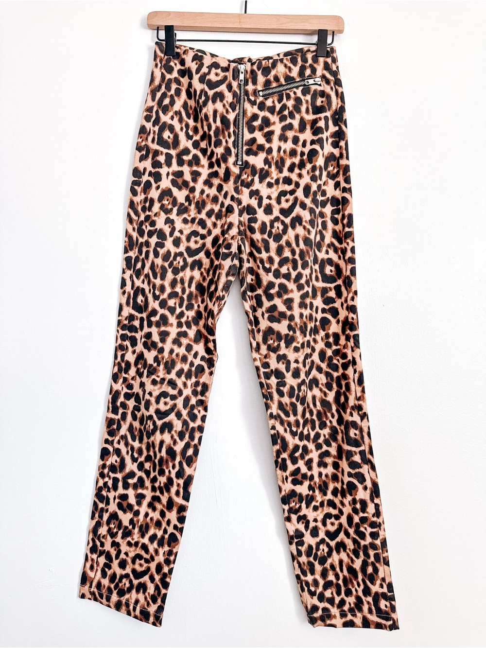 Reformation High Rise Leopard Print Skinny Jeans Size 4